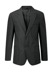 Boys Black Long Fit Viscount Blazer