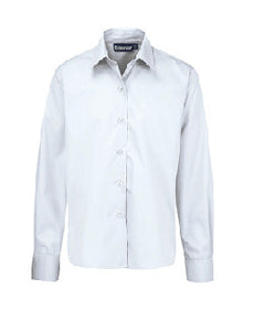 White Long-Sleeve Blouse (Twin Pack)