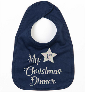 Christmas Dinner Baby Bib