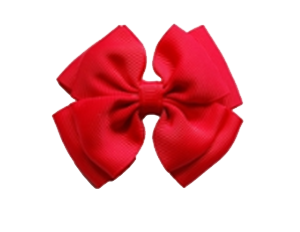 Red Bow on Clip