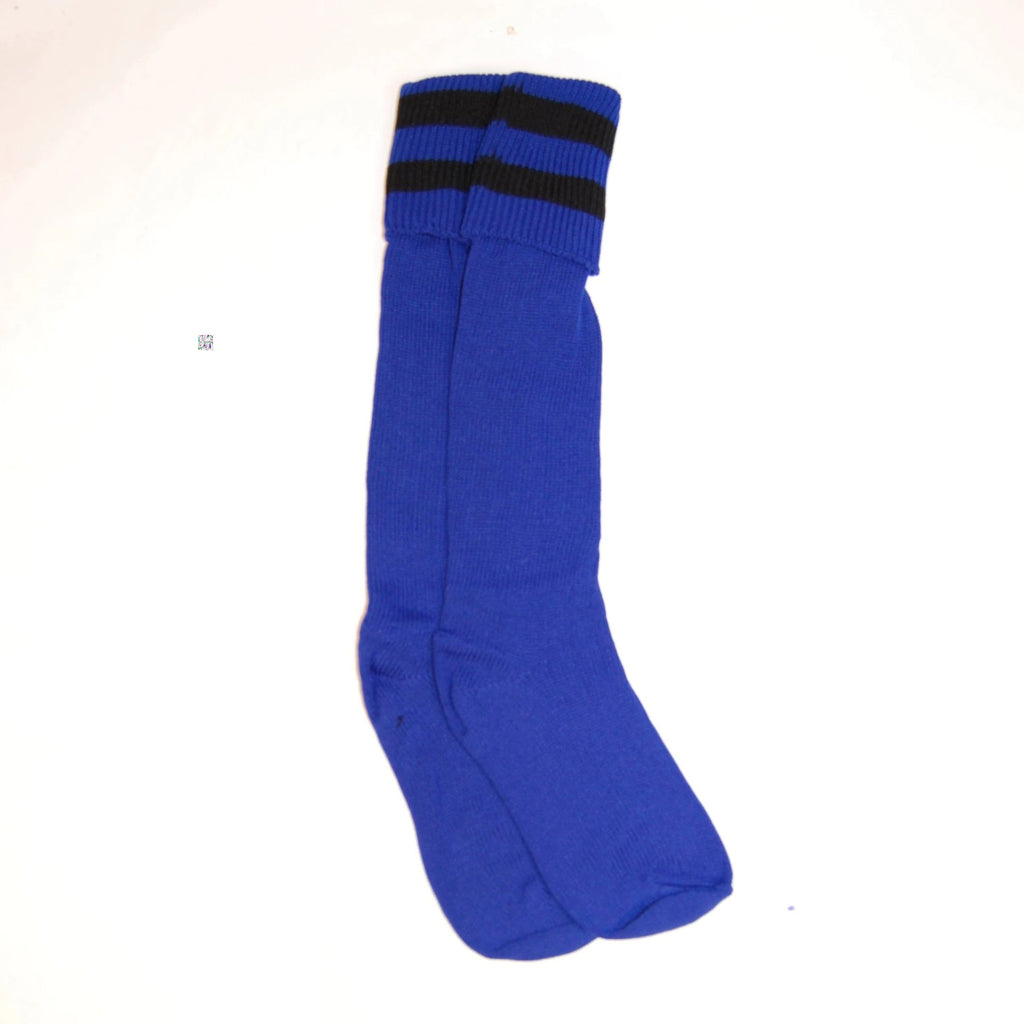 Royal Football Sock (2 Black Bars) CLEARANCE ITEM