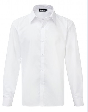 White Long Sleeve Shirt (Twin Pack) SLIM FIT